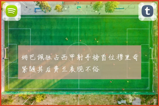 姆巴佩独占西甲射手榜首位穆里奇紧随其后费兰表现不俗